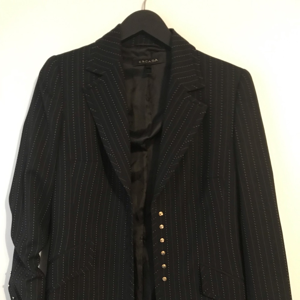 Escada pin stripe blazer